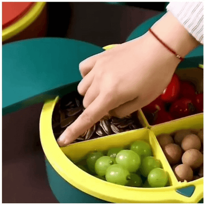 4 partition luxury dry fruit storage box