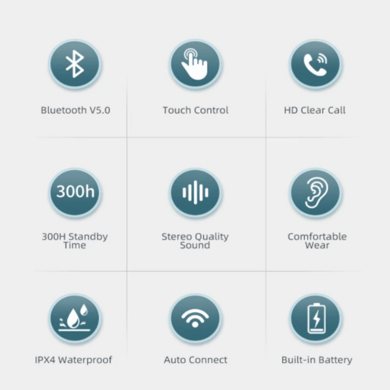 true wireless earbuds bluetooth 5.0 awei t29