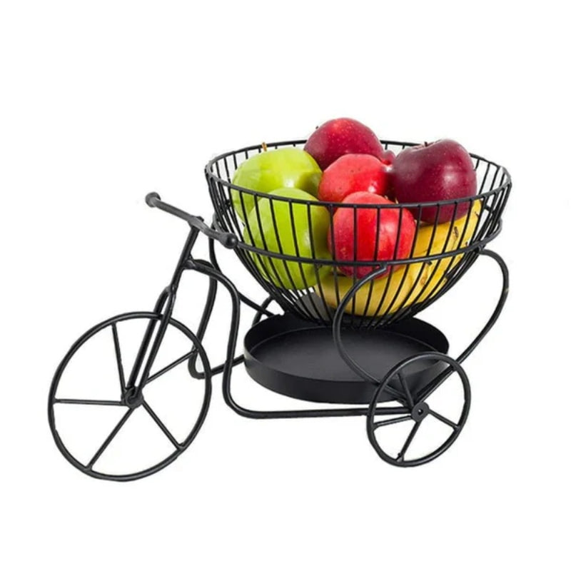 Fruit Storage Basket Decor Bicycle Shaped