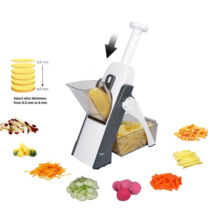 Multifunctional vegetable cutter fruit and vegetable slicer