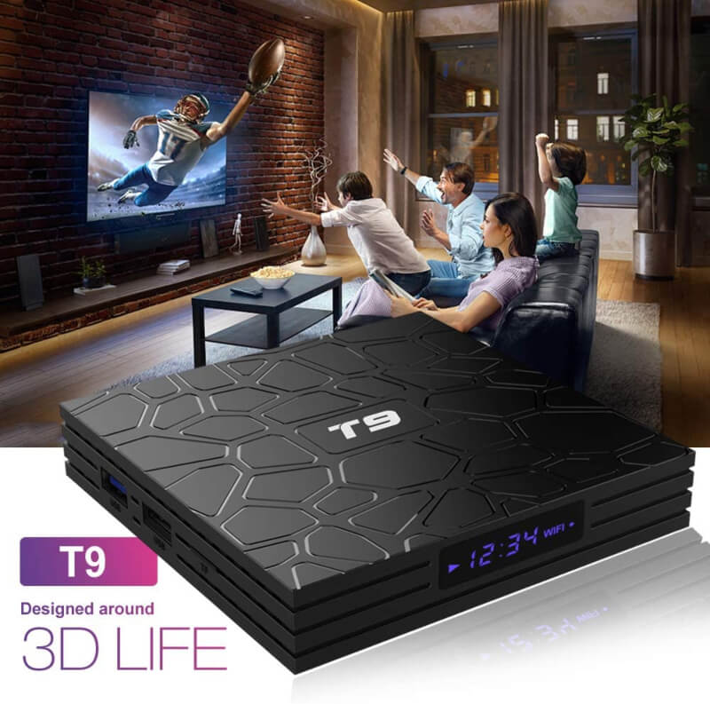 T9 android tv box 4gb ram 64gb rom