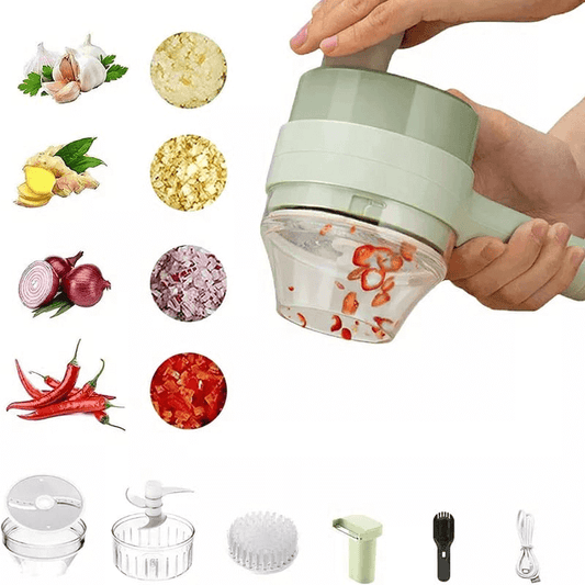 4 in 1 handheld electric food chopper