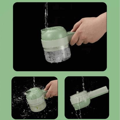 4 in 1 handheld electric food chopper