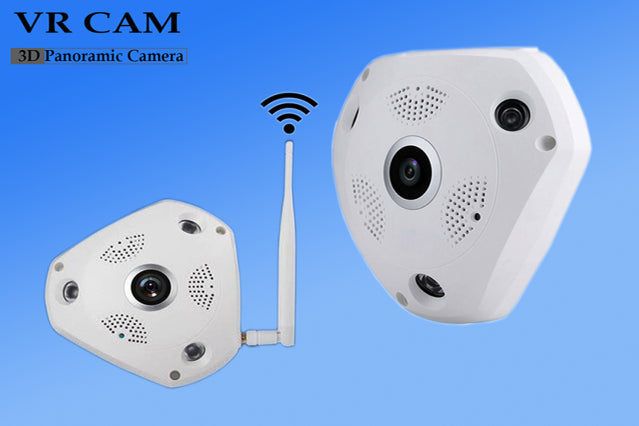 360 degree wireless surveillance camera