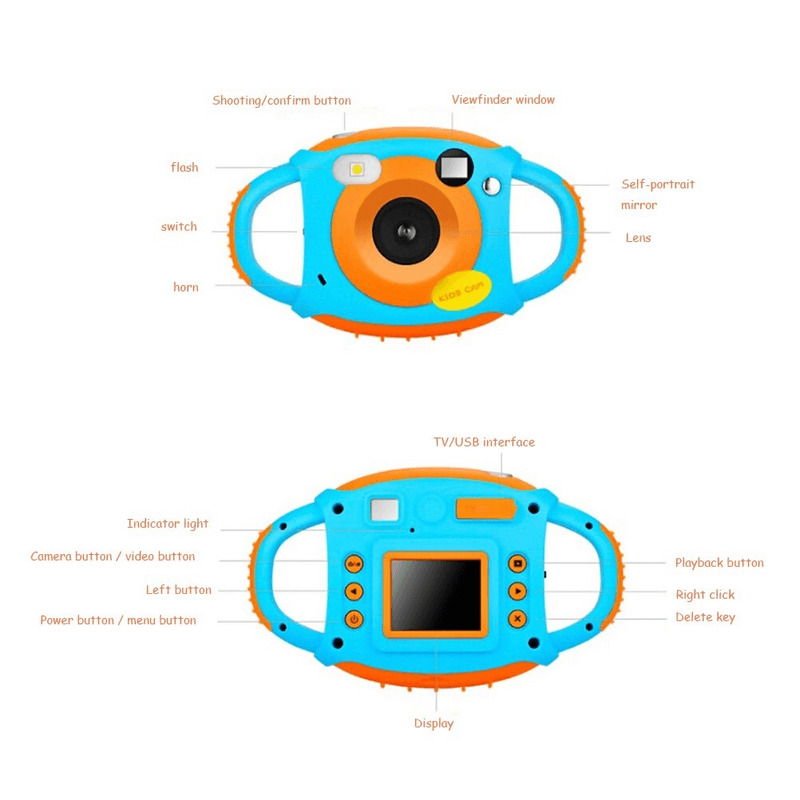 5mp kids mini digital camera