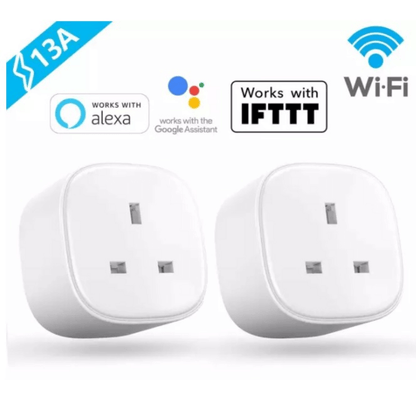 Pack of 2 meross smart wifi socket plugs mss210