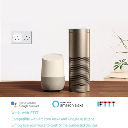 Pack of 2 meross smart wifi socket plugs mss210