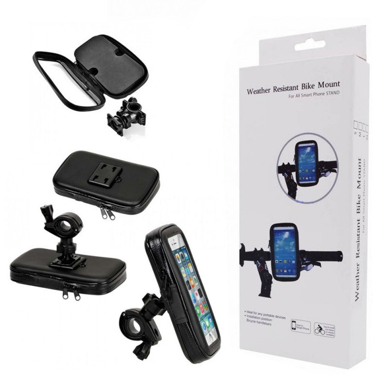 Smartphone weather resistant bike mount