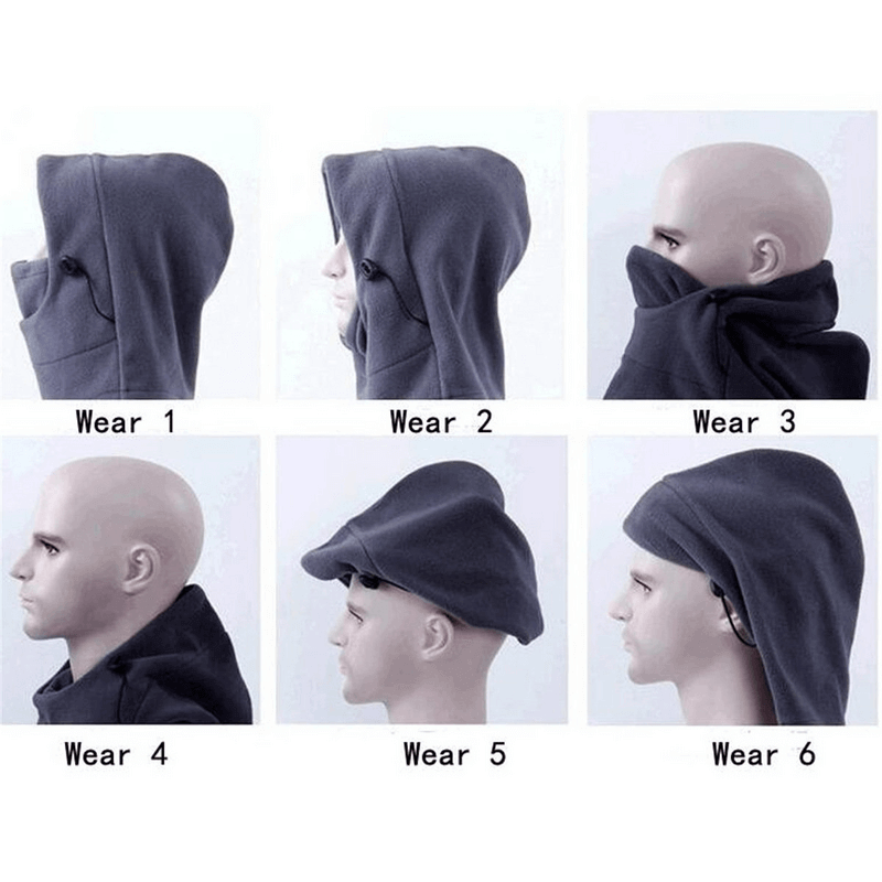 Balaclava hat neck warmer face mask cap