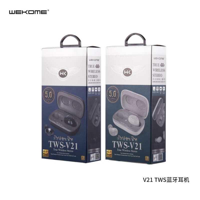 Remax wk tws v21 airdots bluetooth with charging dock