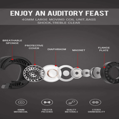 Abodos as-wh05 bluetooth headphone