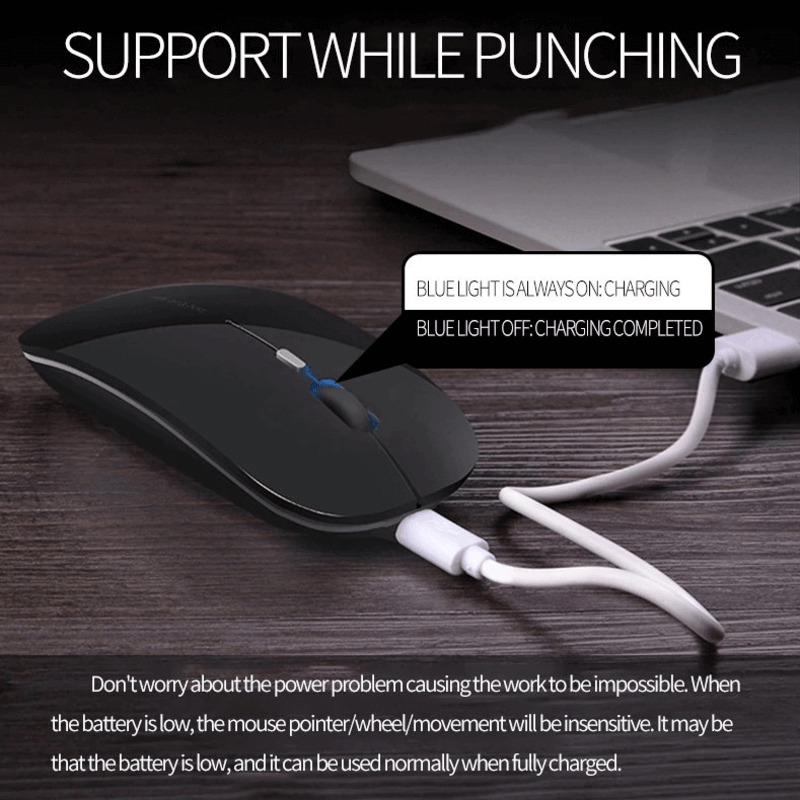 1600 dpi usb optical wireless mouse super slim