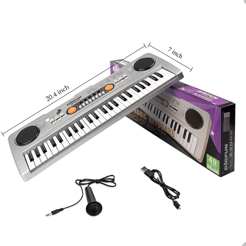 Big fun electronic 49 keys piano keyboard