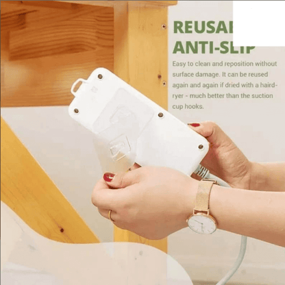 2pcs double sided adhesive wall hooks