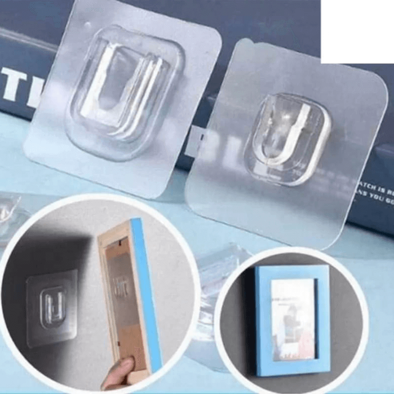 2pcs double sided adhesive wall hooks