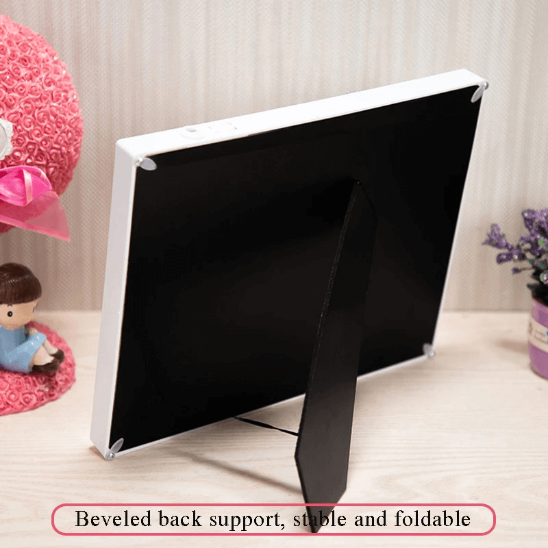 Photo frame usb led display stand