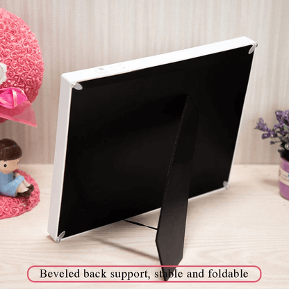 Photo frame usb led display stand
