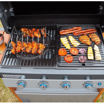 Cooking premium grill basket and stand