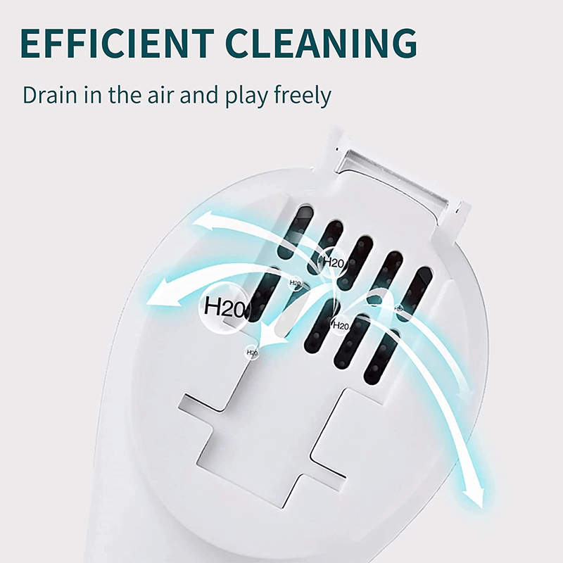 Silicone water drop toilet brush and holder set