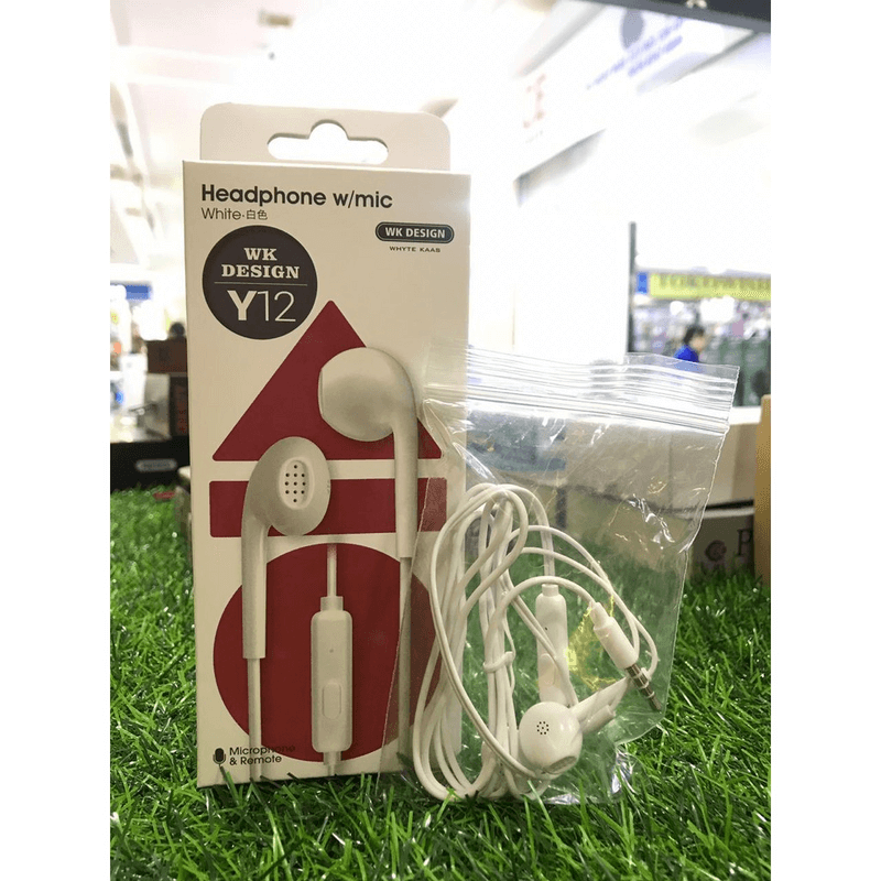 Remax y12 wired stereo handfree 3.5mm