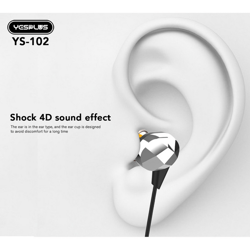 Original earphone 4d sound effect ys-102