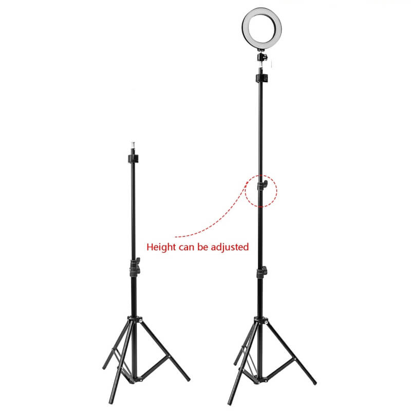Flash ring light stand 2.1m