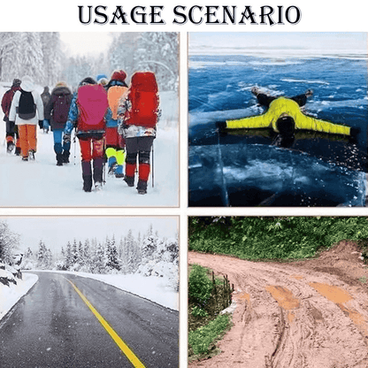 Unisex 5 teeth ice gripper spike grips cleats