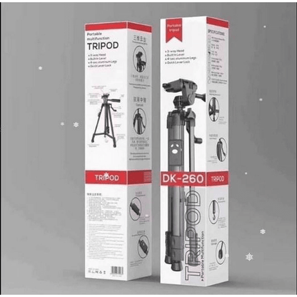 Dk 260 tripod stand with bluetooth remote shutter