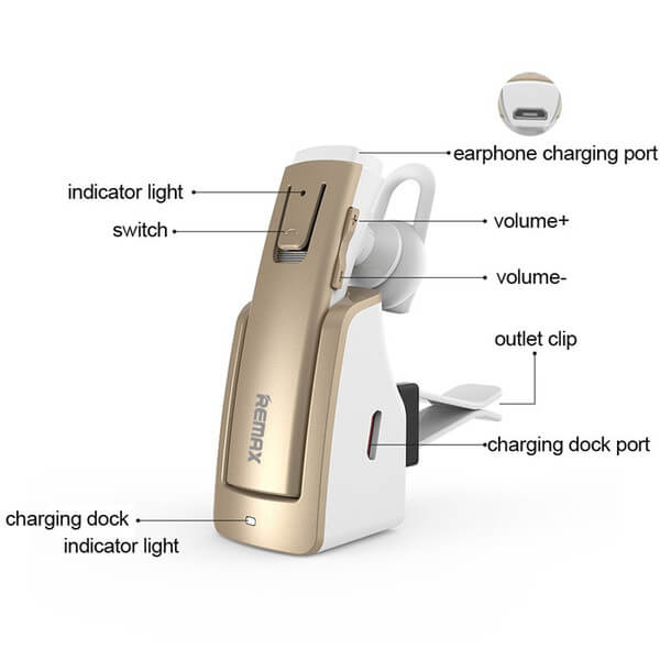 Remax rb-t6c bluetooth hand free