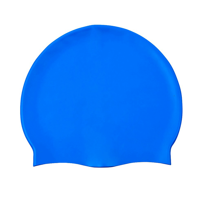 Unisex waterproof silicone swimming cap