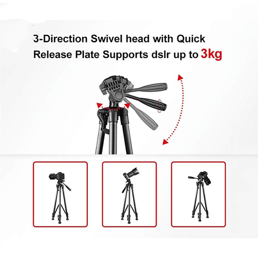 Dk 260 tripod stand with bluetooth remote shutter