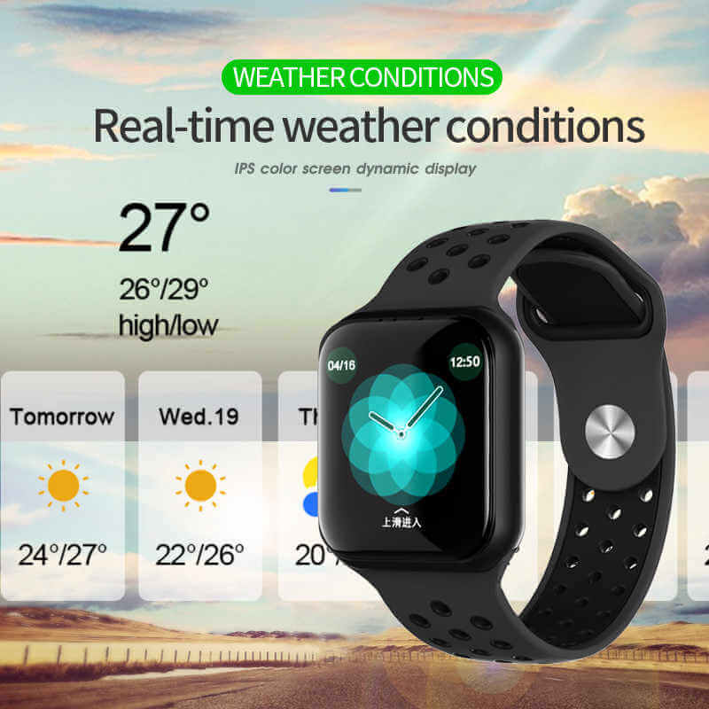 F8 smart health watch heart rate monitor