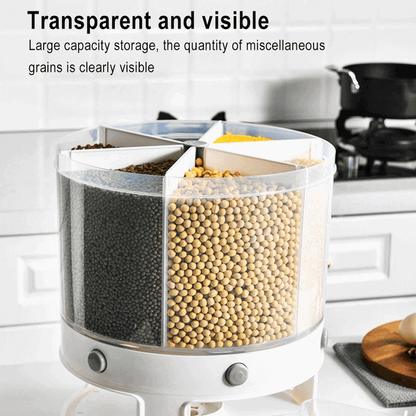 10 kg 6 in 1 food container cereal dispenser