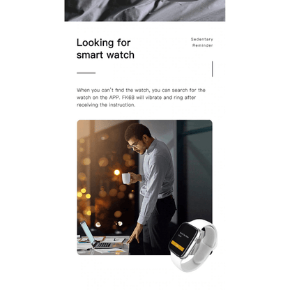 Fk68 bluetooth smart watch 
