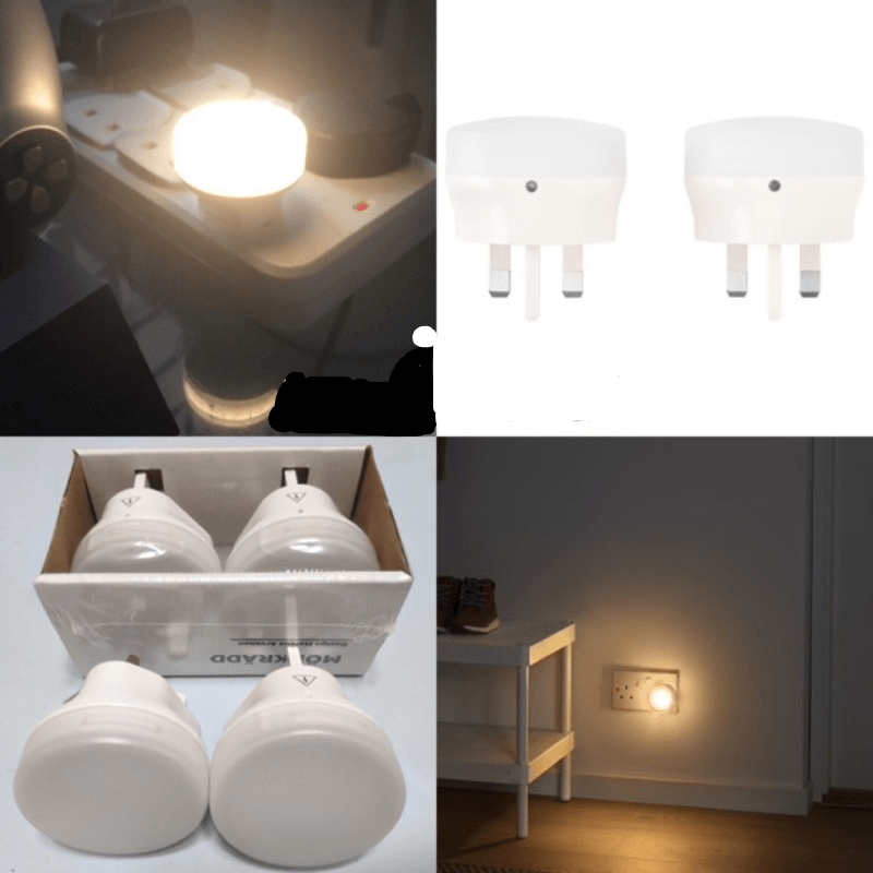 Pack of 2 ikea morkradd night light