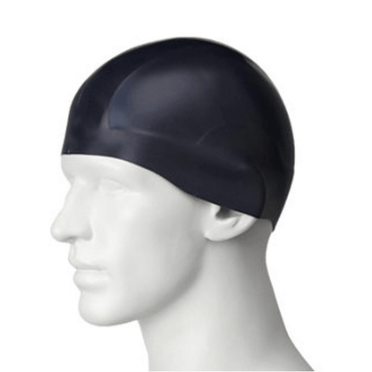 Unisex waterproof silicone swimming cap