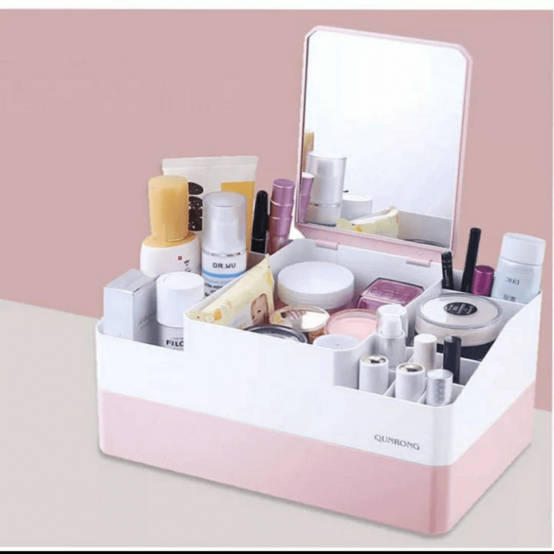 cosmetic-storage-box-with-makeup-mirror