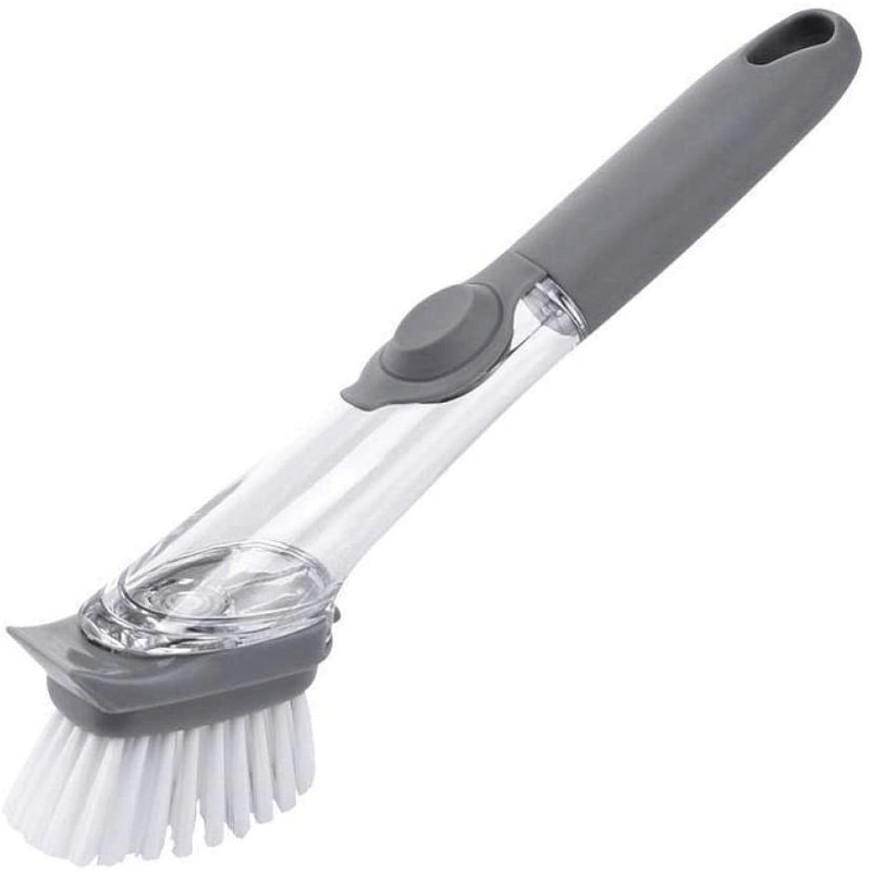 Buy Long Handled Detachable Liquid Washing Dishes Brush Grey Best Price In Pakistan