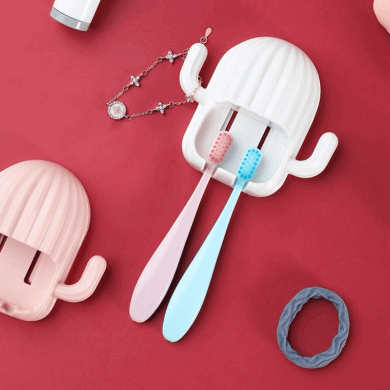 cute-cactus-self-adhesive-toothbrush-holder