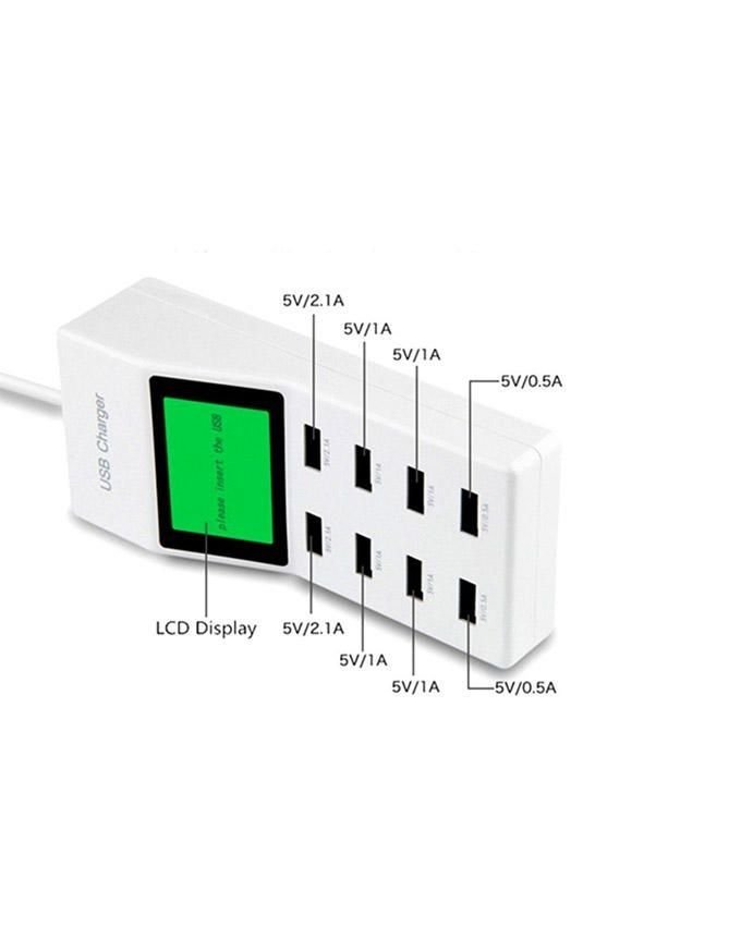 a-r-accessories-8-usb-hub-with-digital-meter-whi